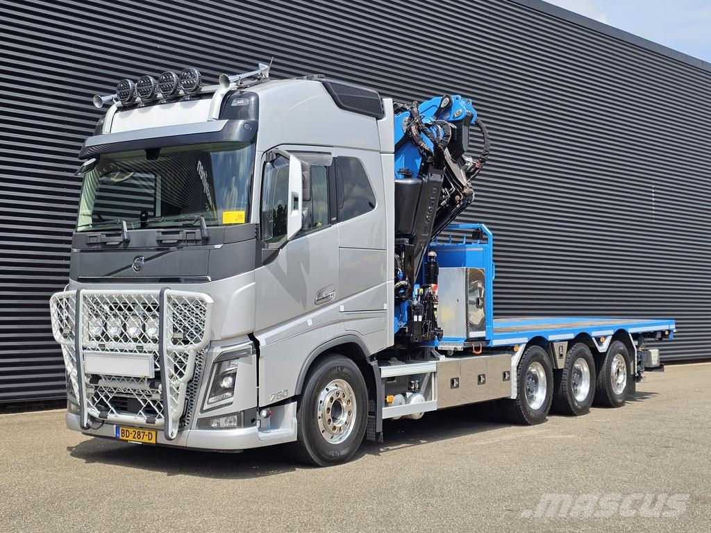 Volvo FH 16 750 8x4 / RETARDER / FASSI 71 TM + JIB Camiones grúa