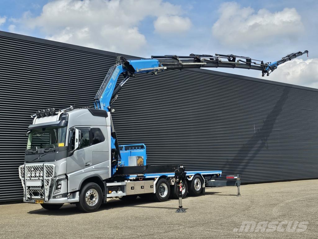 Volvo FH 16 750 8x4 / RETARDER / FASSI 71 TM + JIB Camiones grúa