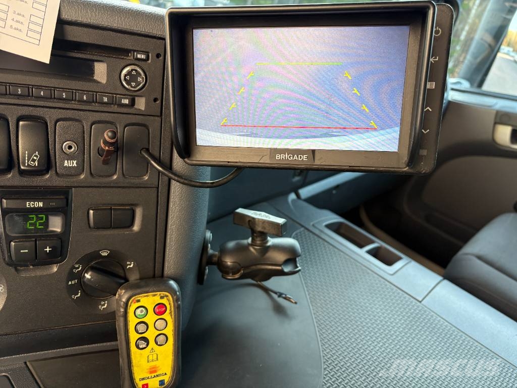 Scania P 250 KSA-kori + PL-Nostin شاحنات ذات هيكل صندوقي