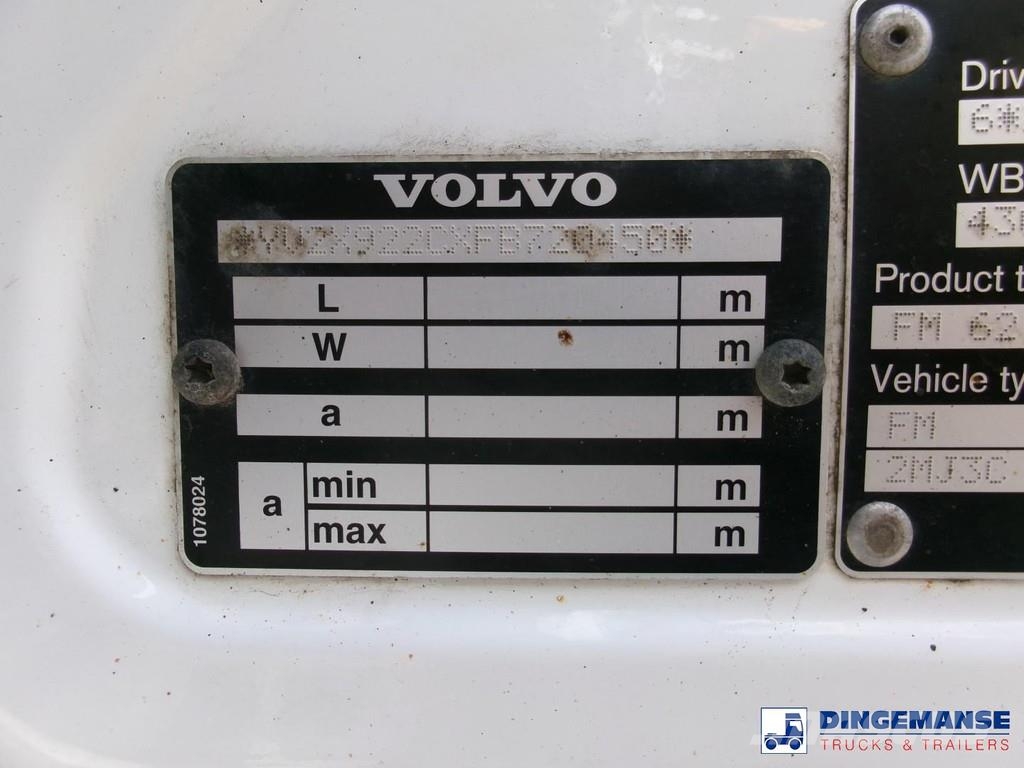 Volvo FM 380 6X2 fuel tank 20.6 m3 / 4 comp Цистерна