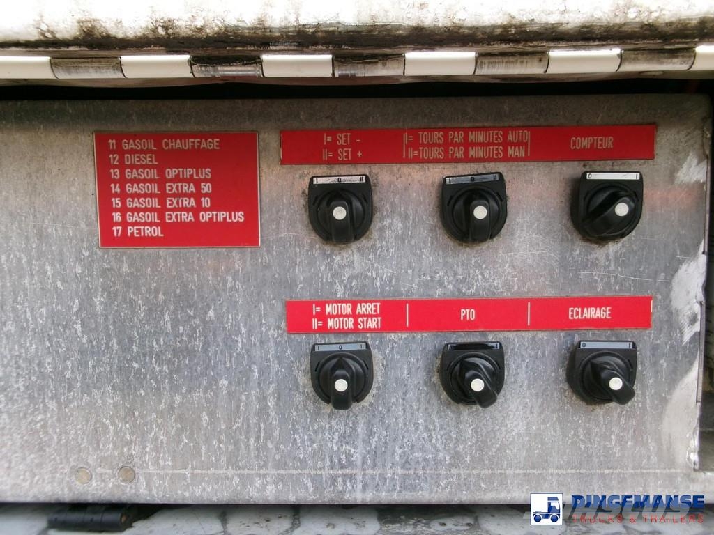 Volvo FM 380 6X2 fuel tank 20.6 m3 / 4 comp Цистерна