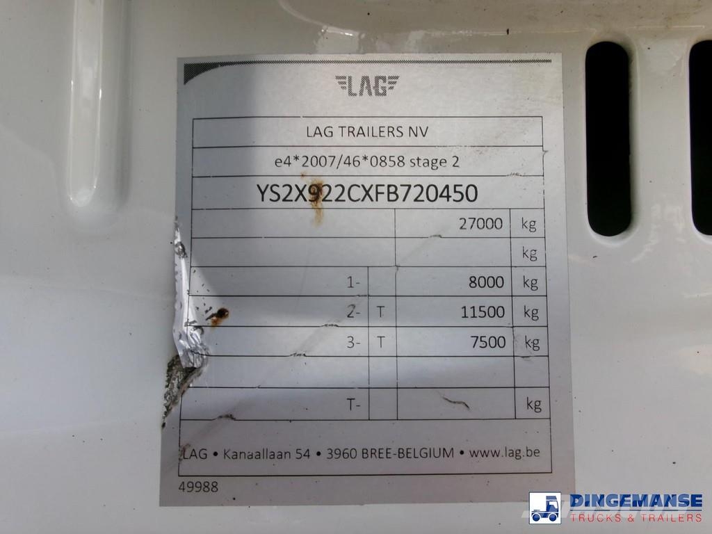 Volvo FM 380 6X2 fuel tank 20.6 m3 / 4 comp Цистерна
