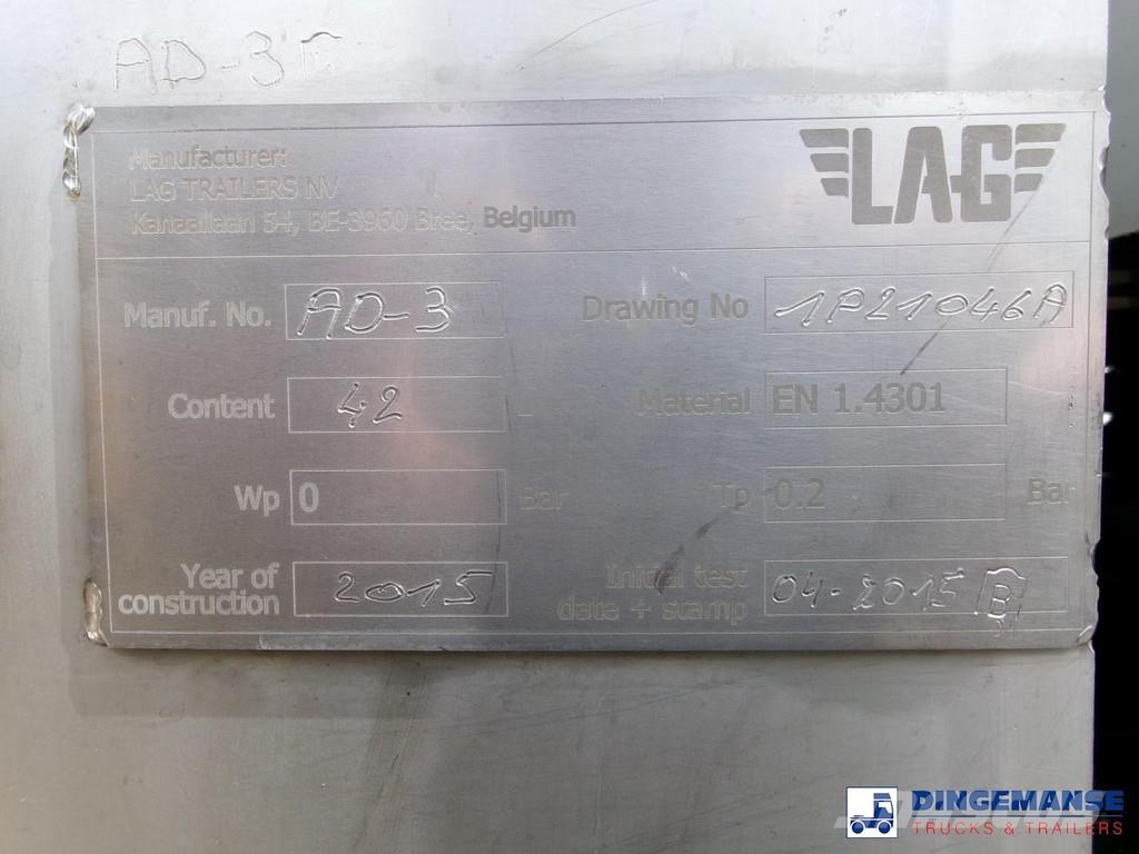 Volvo FM 380 6X2 fuel tank 20.6 m3 / 4 comp Цистерна