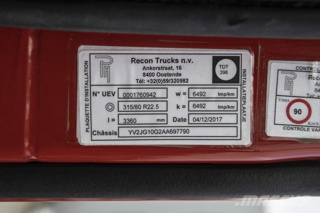 Volvo FM/FH 430-HIAB MULTILIFT XR26S - euro 5 工程吊钩车