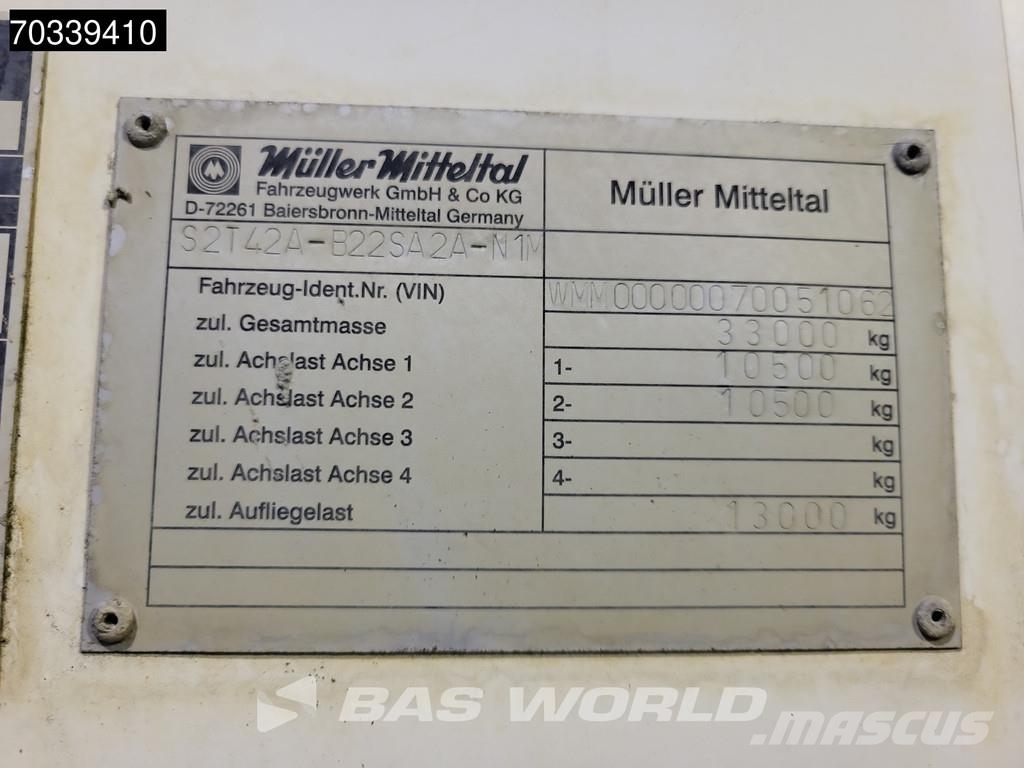 Müller Mitteltal S2T42A-B22SA2A-N1M 2 axles Concrete BPW Altri semirimorchi