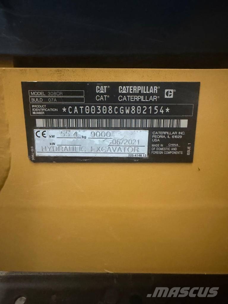 CAT 308 CR Excavadoras 7t - 12t