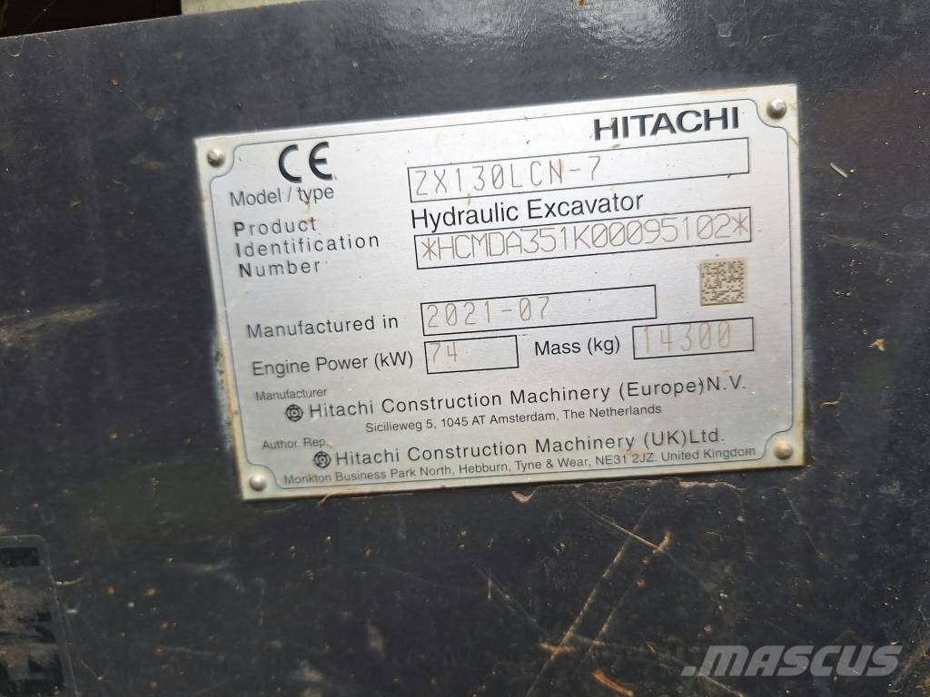 Hitachi ZX 130 Crawler excavators