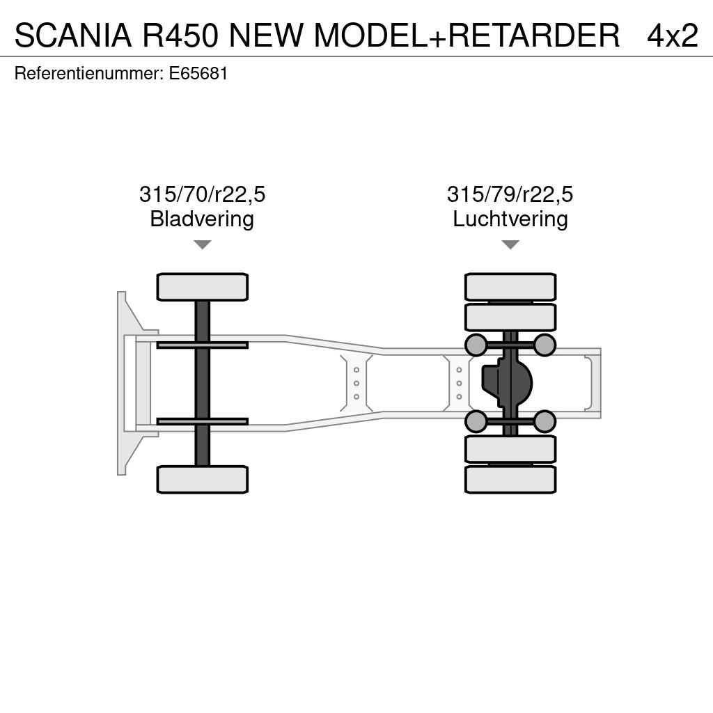 Scania R450 NEW MODEL+RETARDER Τράκτορες
