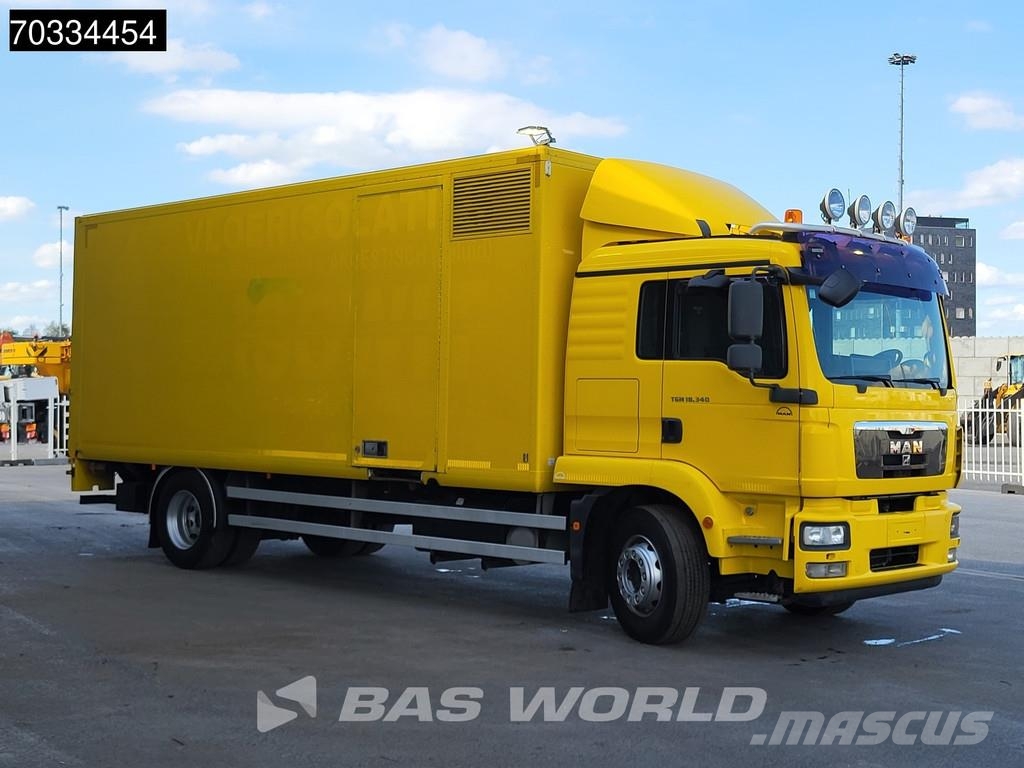 MAN TGM 18.340 4X2 18tonner 1500kg Ladebordwand Manual Camiones con caja de remolque