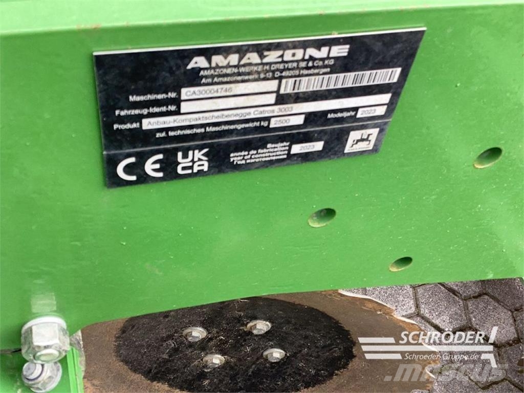Amazone CATROS+ 3003 SPECIAL Disc harrows