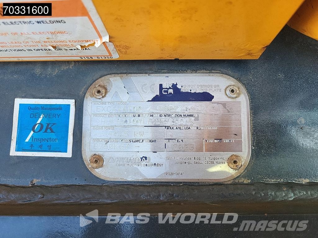 Hyundai R80 CR-9A A/C - 2 Buckets Miniekskavaatorid < 7 t