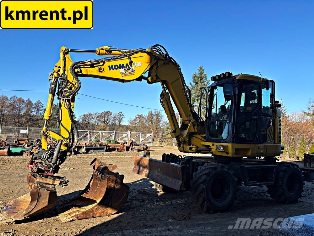 Komatsu PW 118MR-11 KOPARKA KOŁOWA ROTOTILT. 2021R. | KOMA Pyöräkaivukoneet