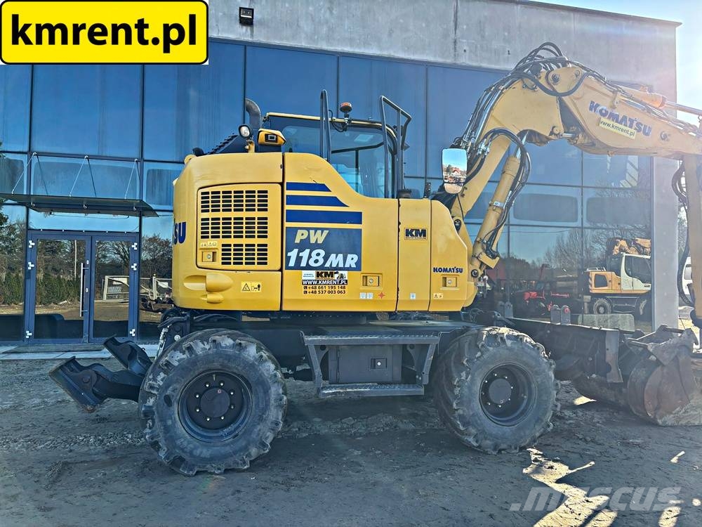 Komatsu PW 118MR-11 KOPARKA KOŁOWA ROTOTILT. 2021R. | KOMA Pyöräkaivukoneet