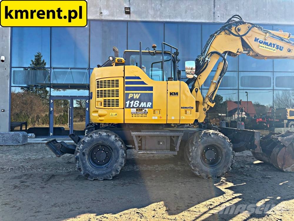 Komatsu PW 118MR-11 KOPARKA KOŁOWA ROTOTILT. 2021R. | KOMA Pyöräkaivukoneet