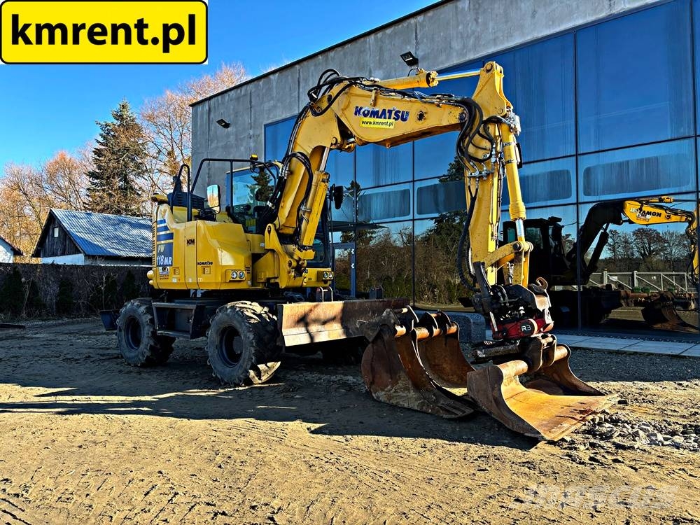 Komatsu PW 118MR-11 KOPARKA KOŁOWA ROTOTILT. 2021R. | KOMA Pyöräkaivukoneet