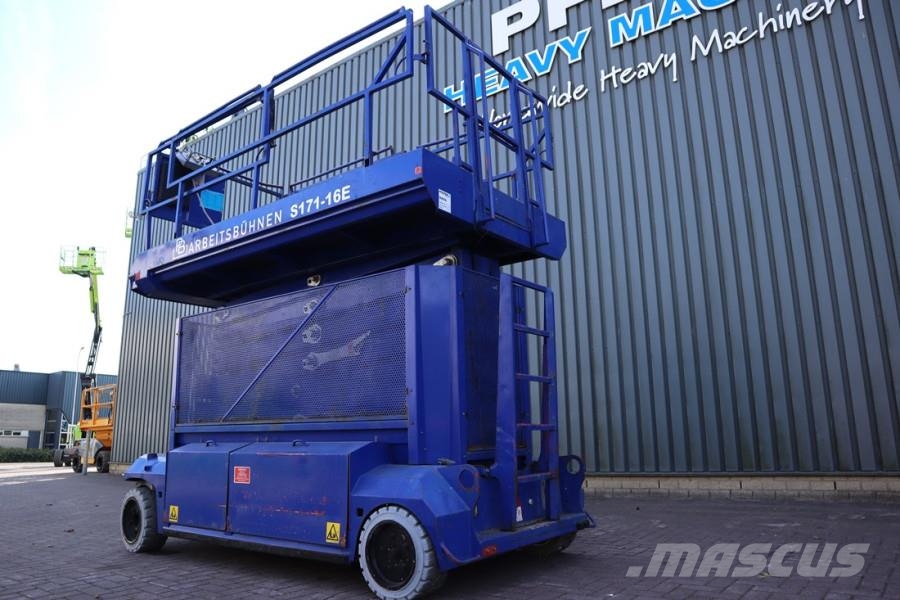 PB LIFT S171-16E Electric, 17.3m Working Height, 400k Žirkliniai keltuvai