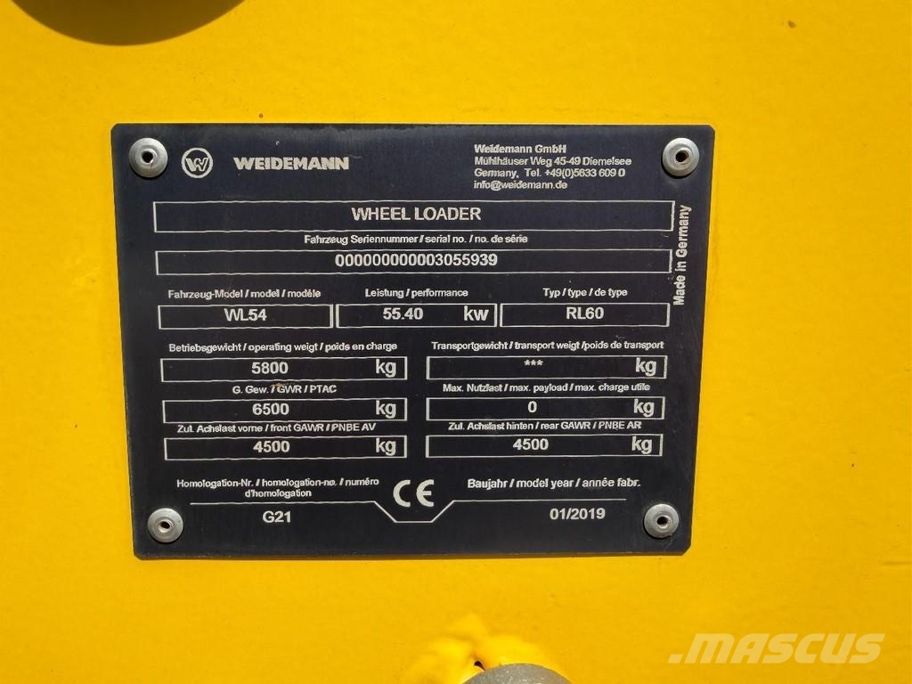Wacker Neuson WL 54 LOW HOURS Tekerlekli yükleyiciler