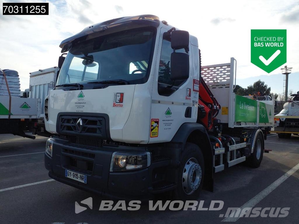 Renault C 320 4X2 Fassi F125.A.1.23 XE Kran Crane Tipper A Tipper trucks