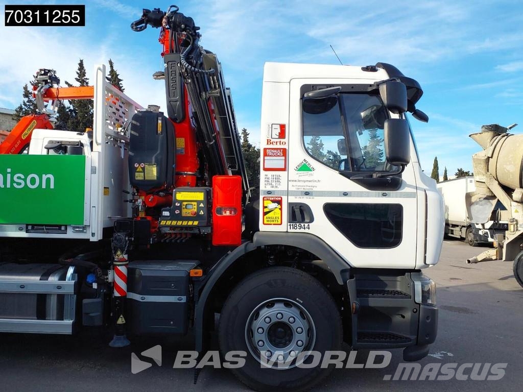 Renault C 320 4X2 Fassi F125.A.1.23 XE Kran Crane Tipper A Tipper trucks