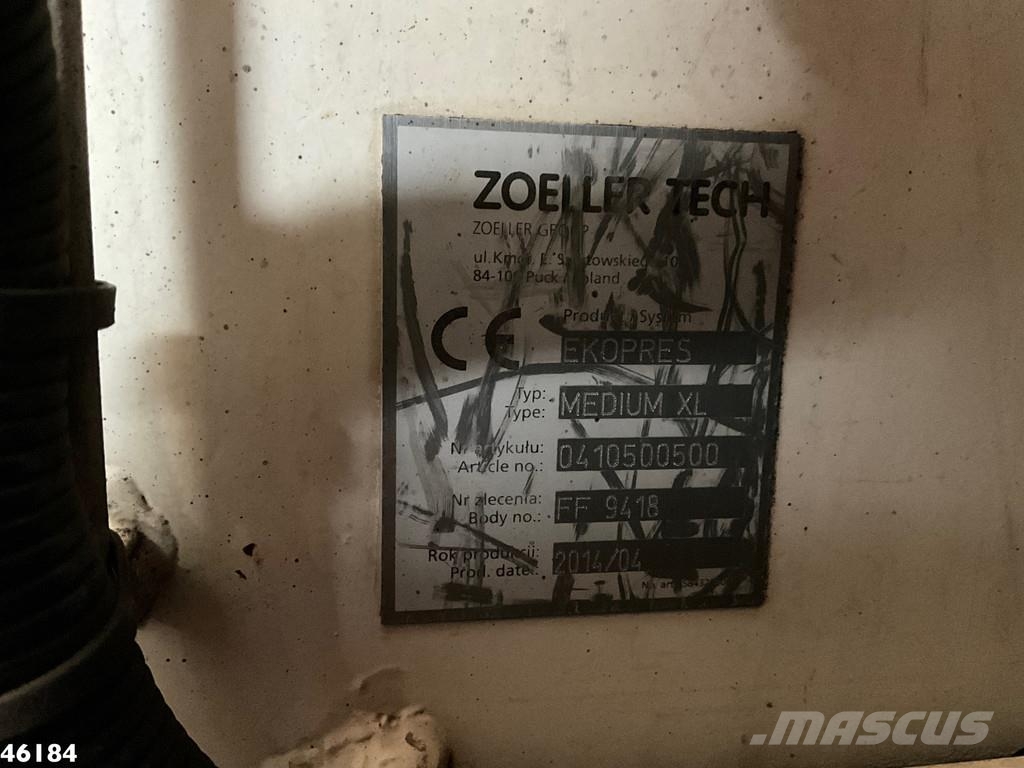 Scania P 280 Euro 6 Zoeller 20m³ 塵芥車、パッカー車