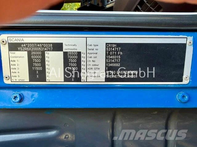 Scania R560 V8 / 6x2 / Lenk + Liftachse / Euro5 Autotractoare