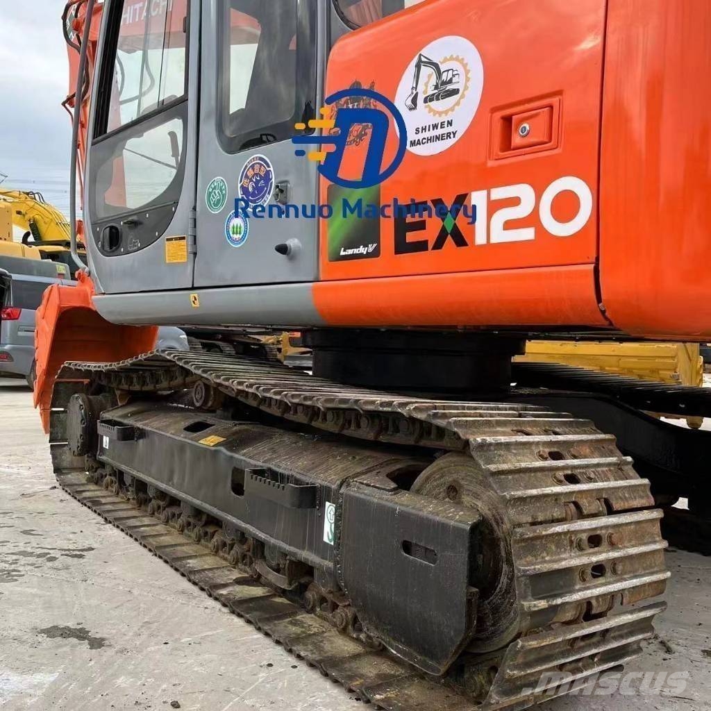 Hitachi EX 120 Excavadoras sobre orugas