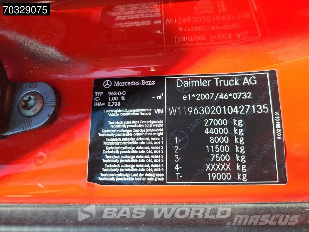 Mercedes-Benz Actros 2533 6X2 LOW Mileage! Lifting BDF system Li Camiones desmontables