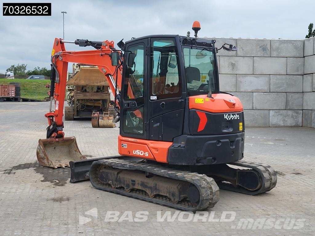 Kubota U50-5 A/C - 3 Buckets Mini excavators < 7t (Mini diggers)