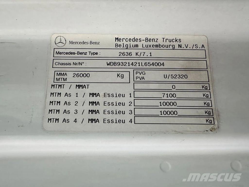 Mercedes-Benz Actros 2636 6x4 + Schwing S 24 ZR Betonpomp / Conc Бетононасосы