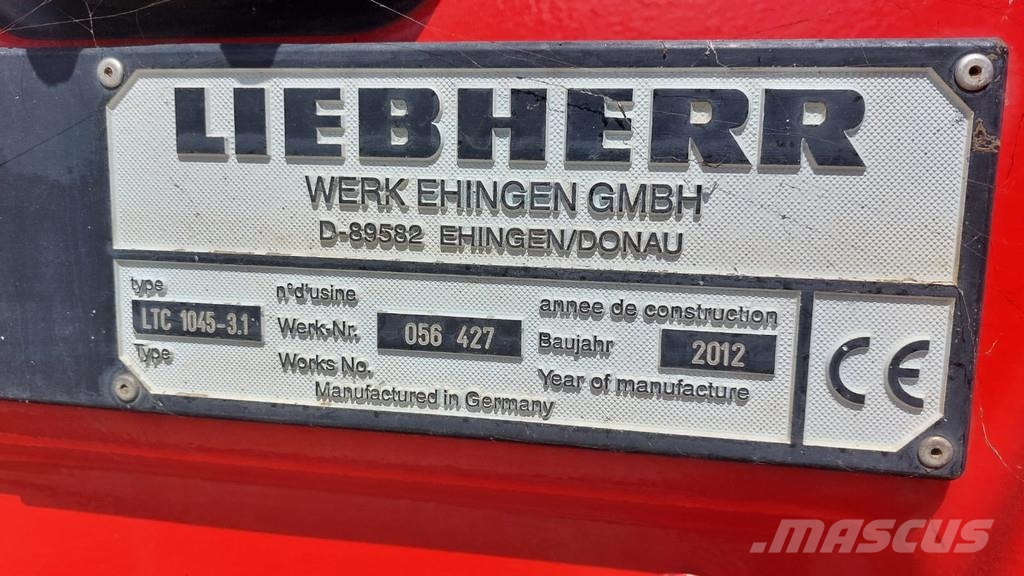 Liebherr LTC1045-3.1 Overige hijsinrichtingen