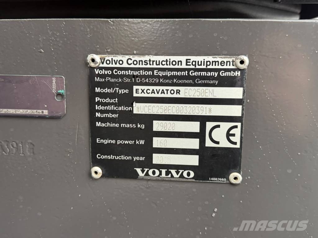 Volvo EC 250 E NL Crawler excavators