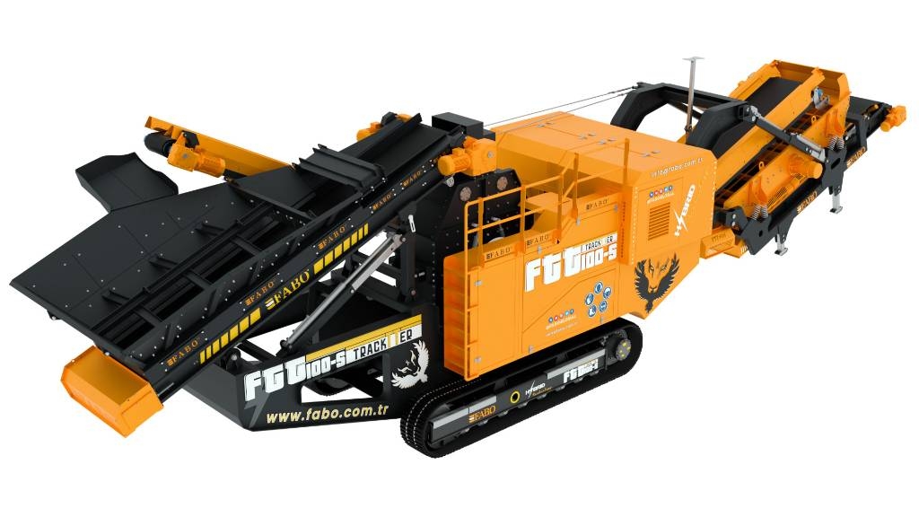 Fabo FTT-100-S Concasseur à Percussion Tertiaire Mobile Mobile crushers