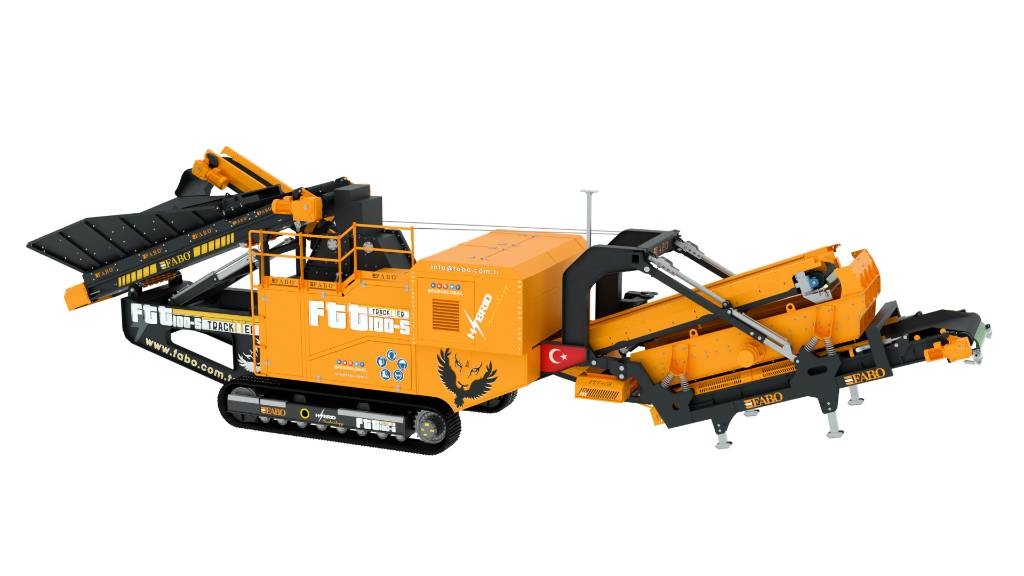 Fabo FTT-100-S Concasseur à Percussion Tertiaire Mobile Mobile crushers