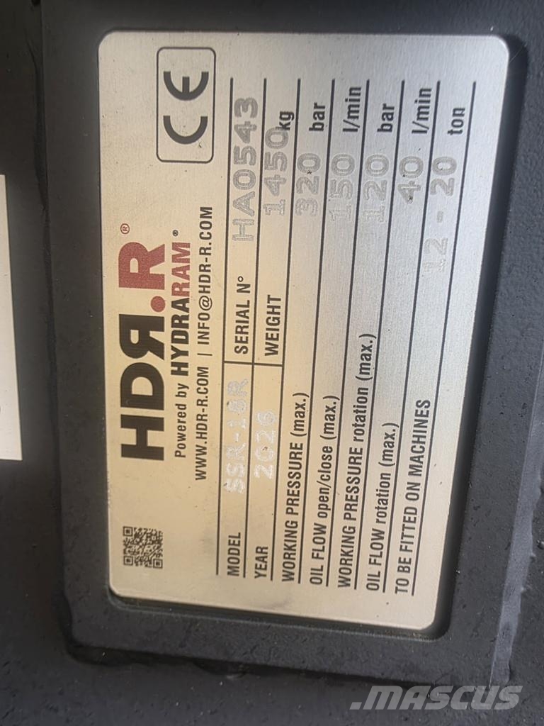  hydrram ssr-18r cw30 cw 40 scrap shear مقصات هيدروليكية