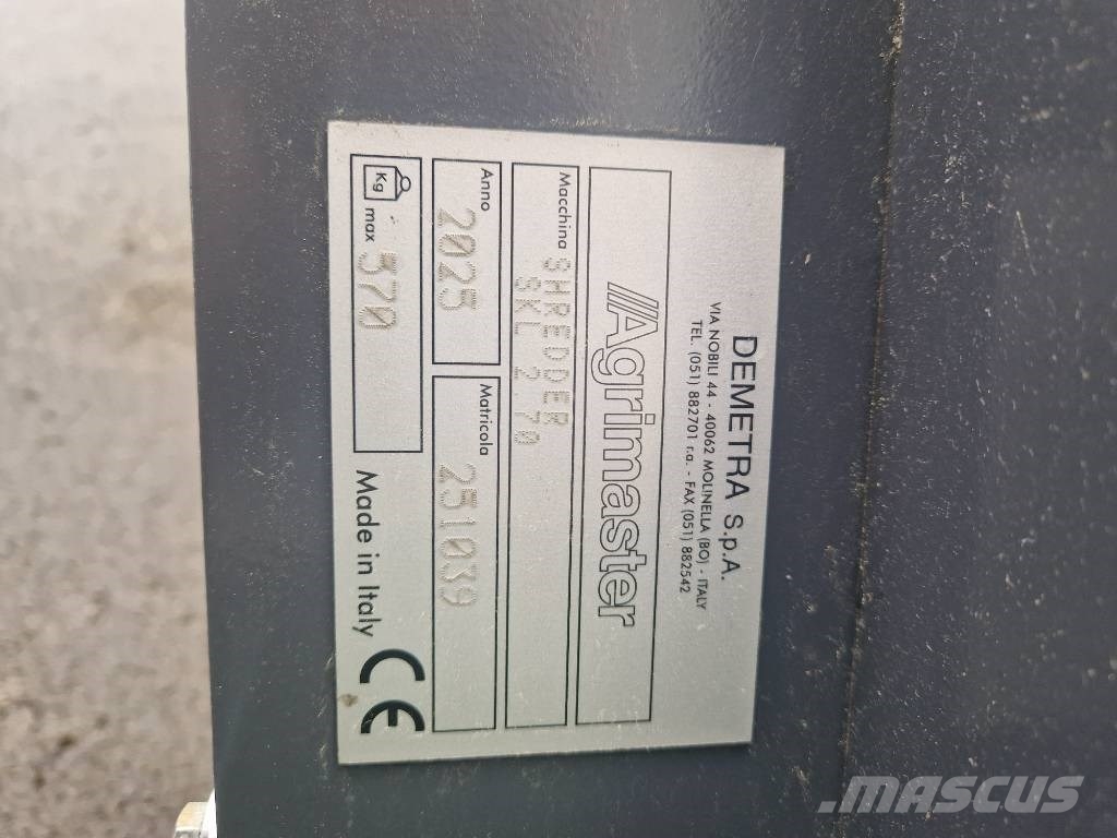 Agrimaster KL 270 SW جزازات وأغطية المراعي