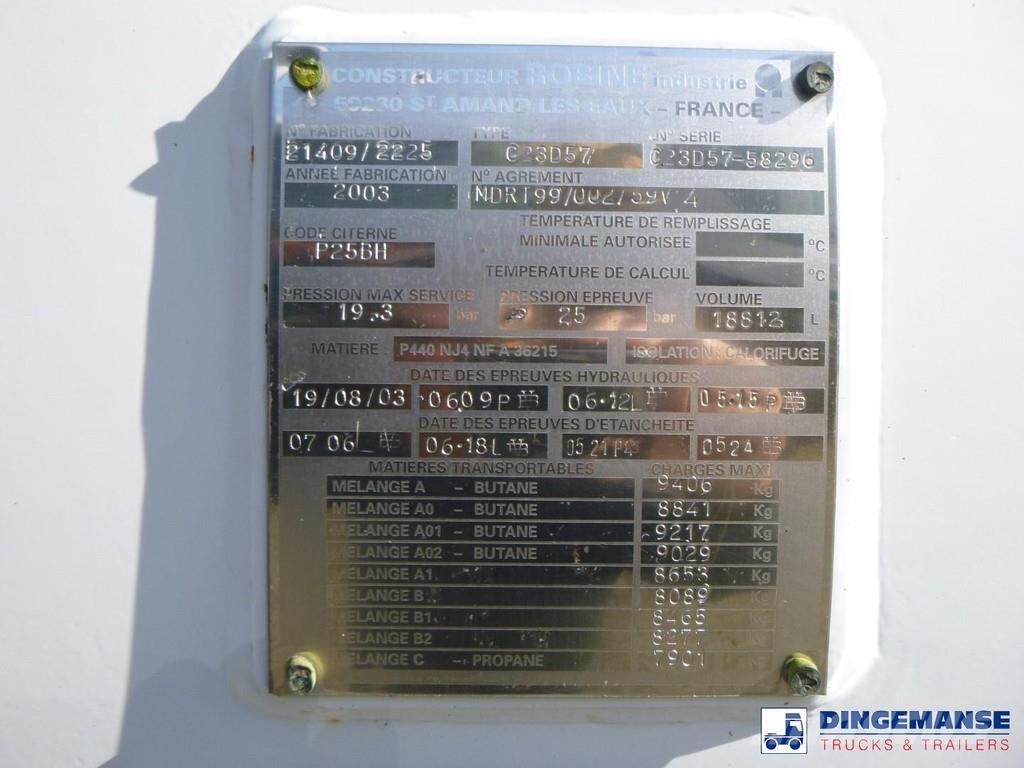 Renault Premium 270.19 4x2 gas tank 18.8 m3 Tankwagen