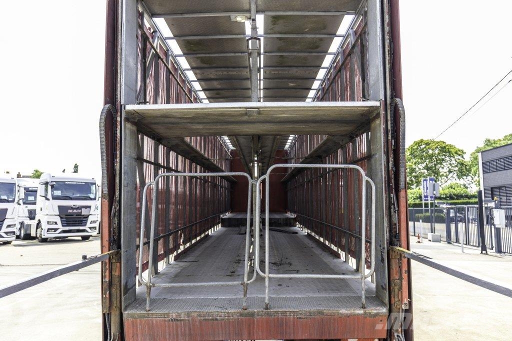 Lecitrailer CUELLO CISNE 3E-RD+DOUBLE ETAGE+DHOLLANDIA 2TON Curtainsiderauflieger