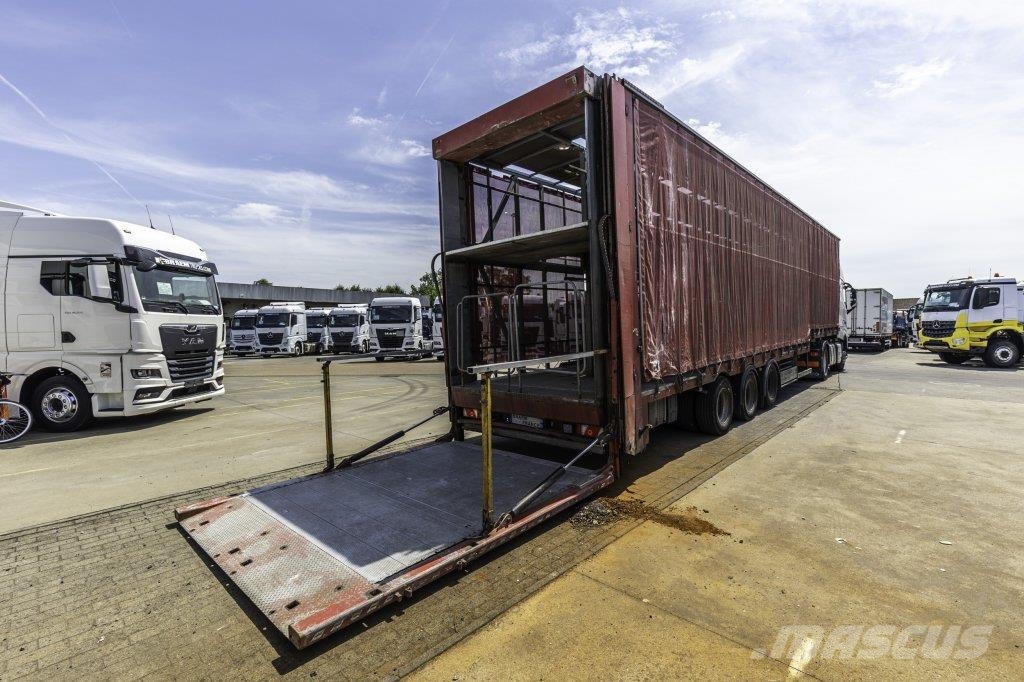 Lecitrailer CUELLO CISNE 3E-RD+DOUBLE ETAGE+DHOLLANDIA 2TON Curtainsiderauflieger