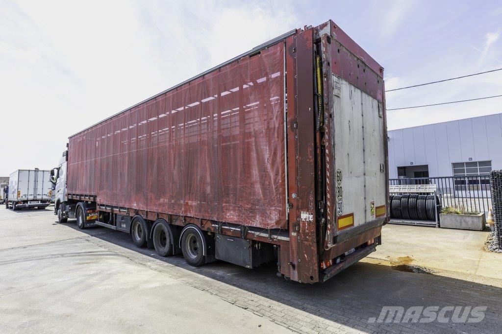 Lecitrailer CUELLO CISNE 3E-RD+DOUBLE ETAGE+DHOLLANDIA 2TON Curtainsiderauflieger