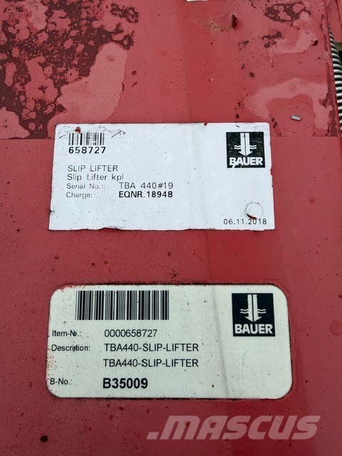 Bauer Slip Lifter KPL NEW DRILLING Rezervni delovi i oprema za bušenje