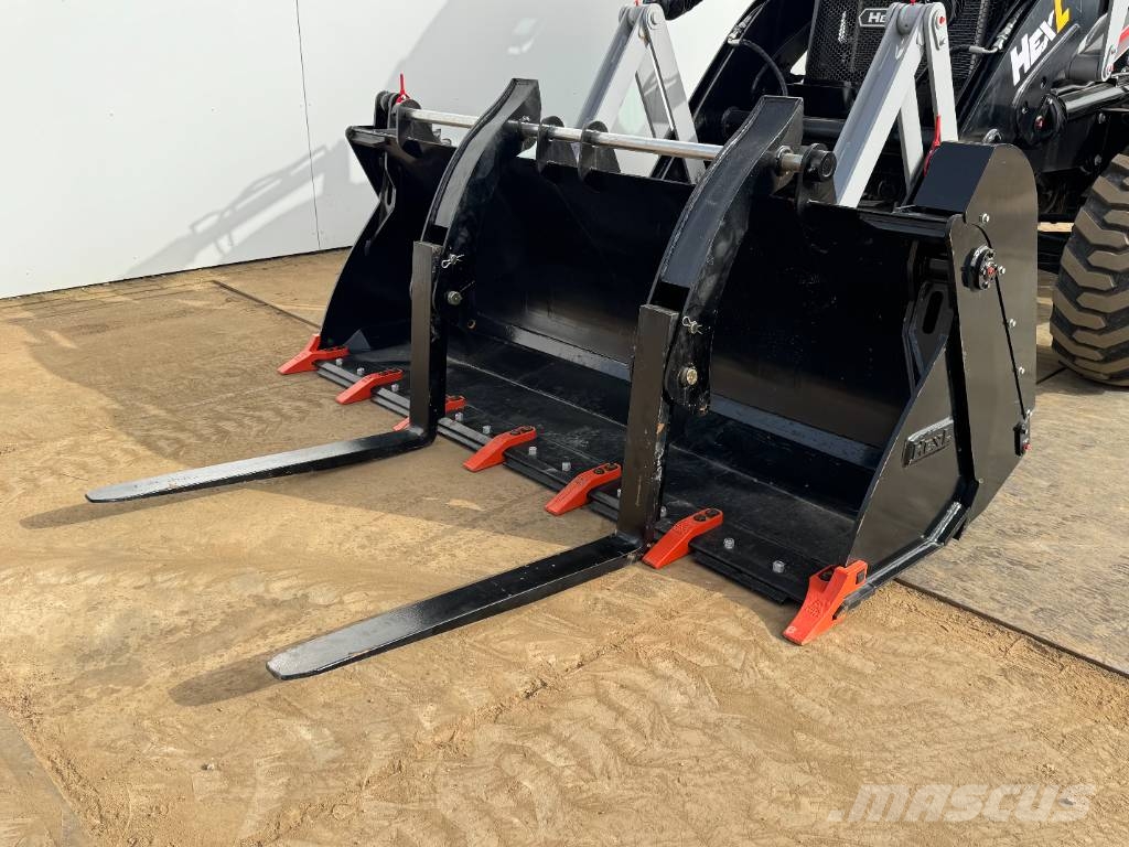 HexL 420x 4WD - UNUSED! Telescopic - 6/1 Bucket + Backhoe loaders