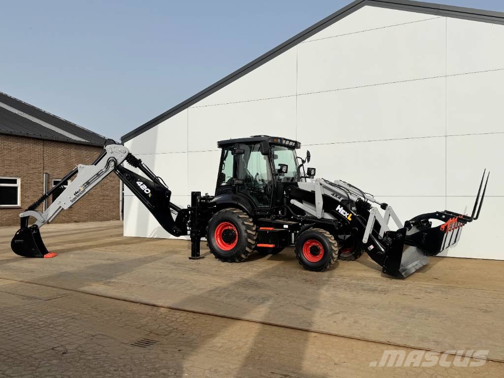 HexL 420x 4WD - UNUSED! Telescopic - 6/1 Bucket + Backhoe loaders