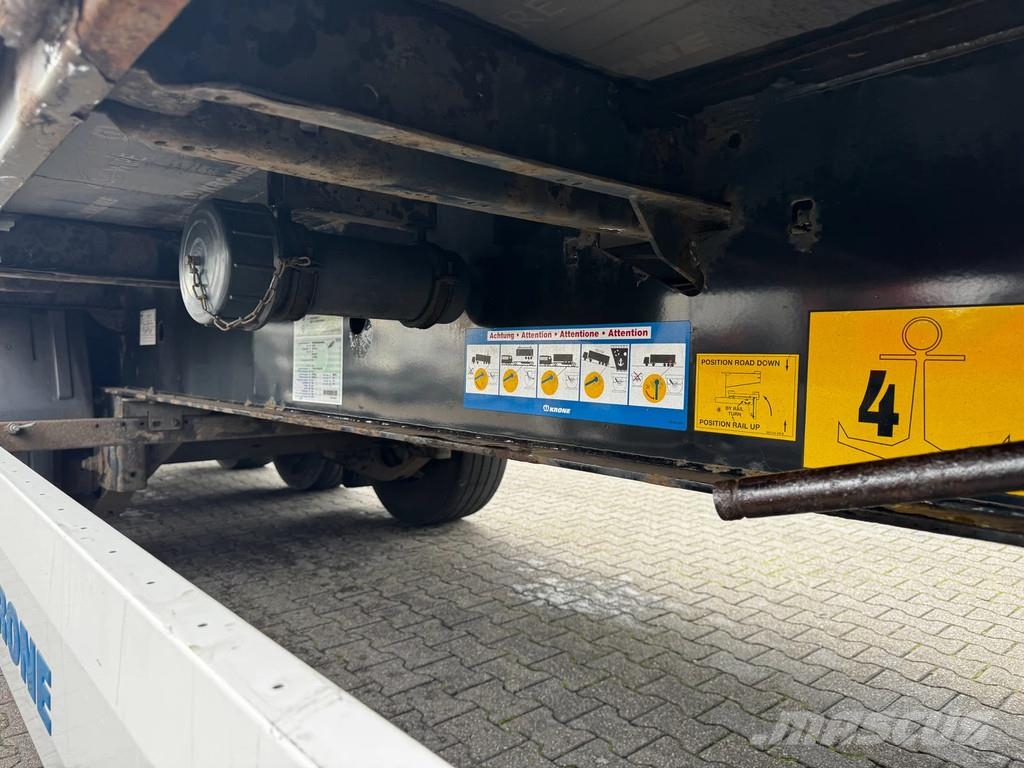 Krone Schuifzeil-Dak / SAF-Disc / Code XL / Huckepack نصف مقطورات بباب جانبي