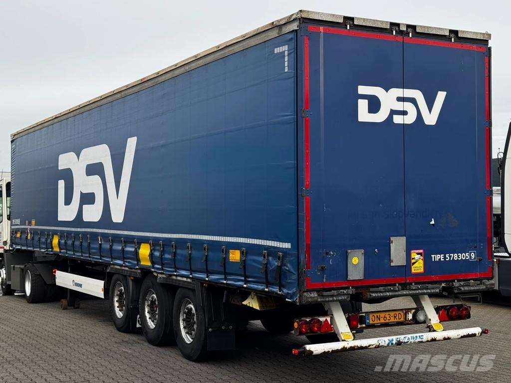 Krone Schuifzeil-Dak / SAF-Disc / Code XL / Huckepack نصف مقطورات بباب جانبي