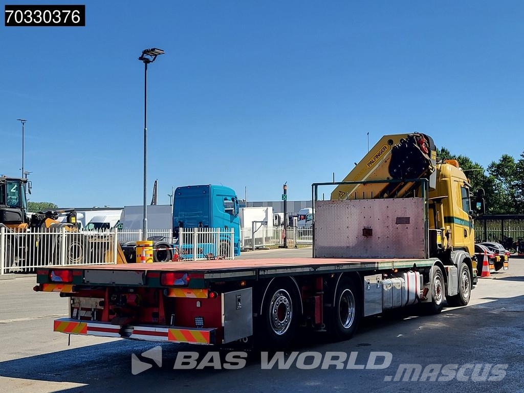 Scania G450 8X2 Palfinger PK92002 SH Crane Kran Lift-Axle Camion plateau