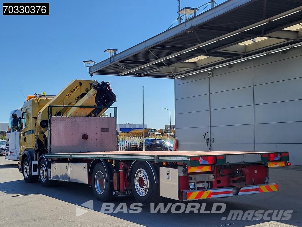 Scania G450 8X2 Palfinger PK92002 SH Crane Kran Lift-Axle Camion plateau