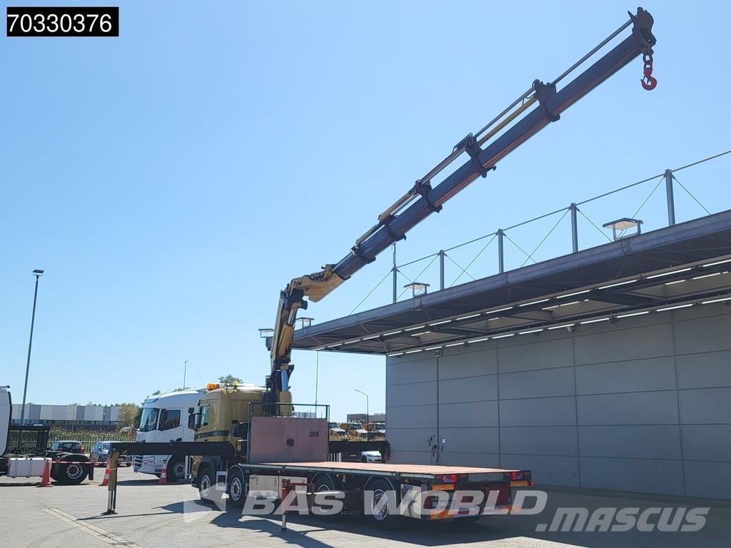 Scania G450 8X2 Palfinger PK92002 SH Crane Kran Lift-Axle Camion plateau