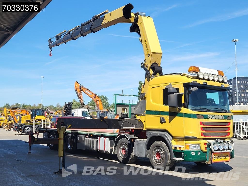 Scania G450 8X2 Palfinger PK92002 SH Crane Kran Lift-Axle Camion plateau
