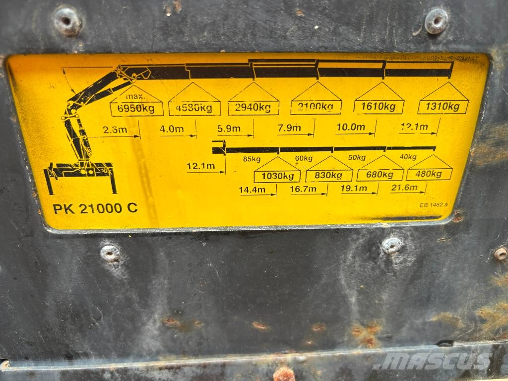 Palfinger PK 21000C Extra hydraulic, Remote controll Grúas cargadoras
