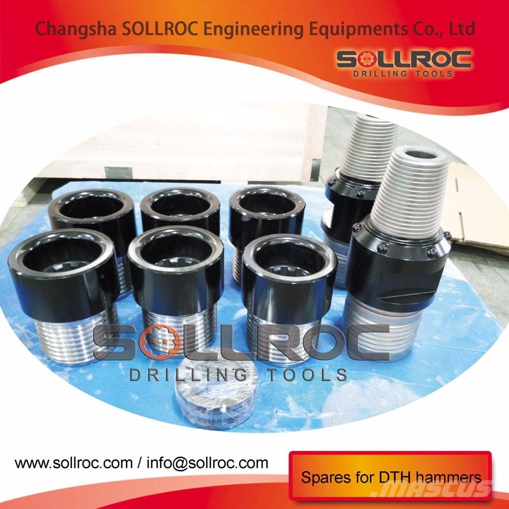 Sollroc DTH hammers for mining, water well drilling, etc Комплектуючі і запасні частини для бурових установок
